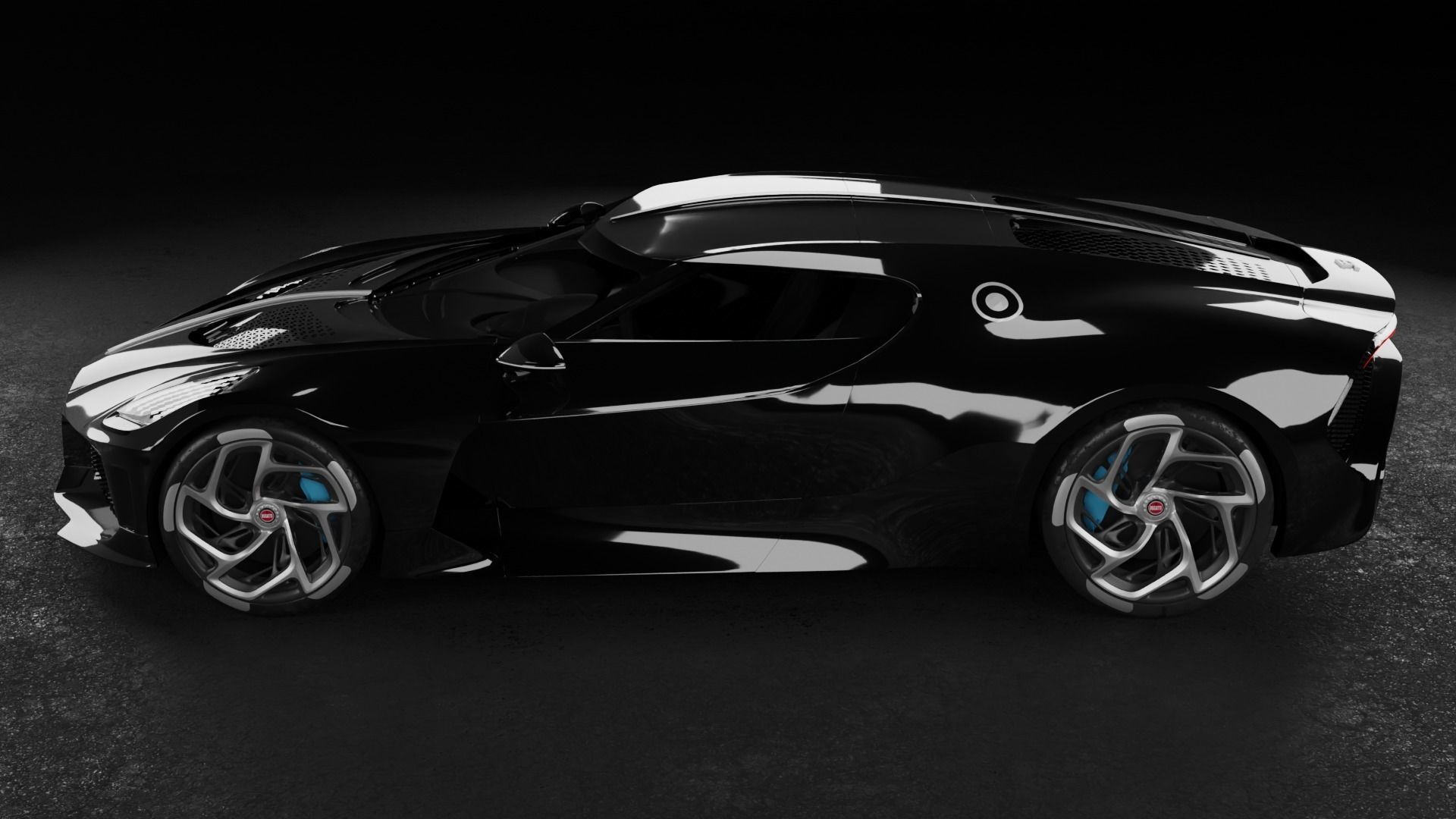 3D model Bugatti La Voiture Noire 3D model_18