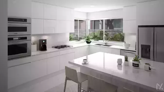 Interior Scene - Kitchen