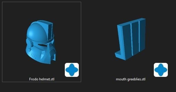 TCW-Frodo Helmet Full Size and One12 STL files 3D print model_3