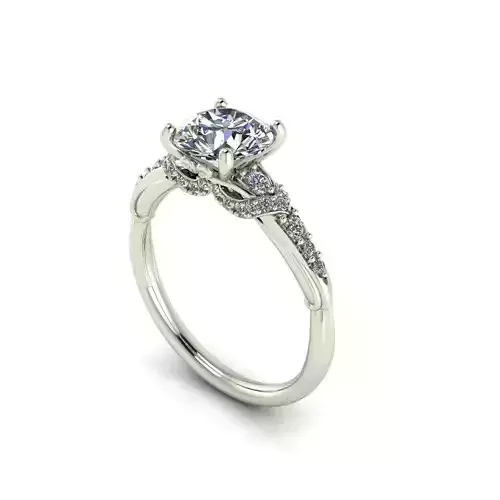 Crazy Love Solitaire Ring