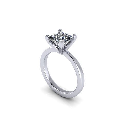Daniel Pepe Solitaire Ring 3D print model