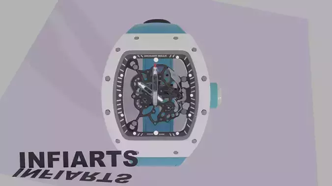 Richard Mille RM055 Bubba Watson 3D model