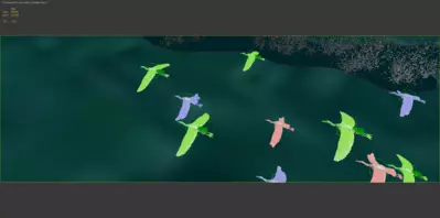 Bird Lake Wetland Landscape With animation 3D model