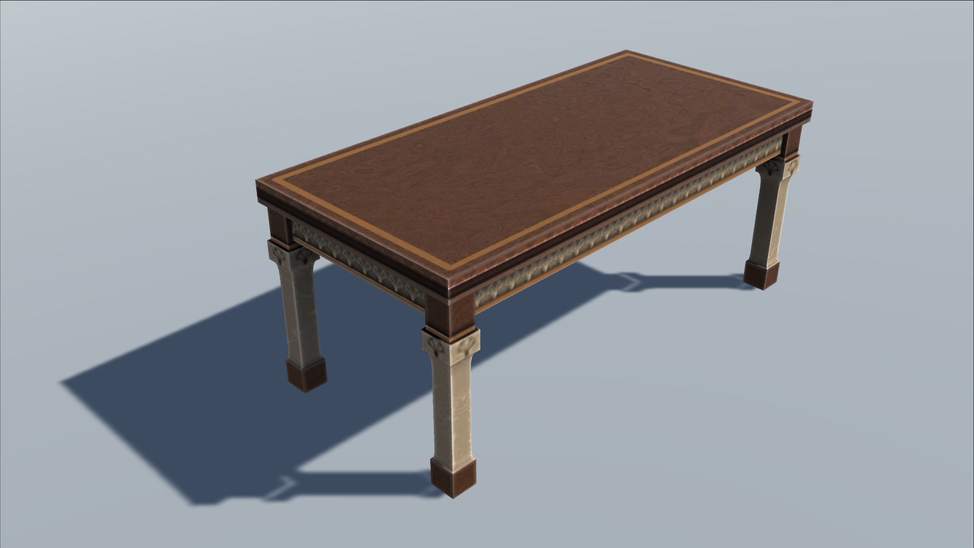 Mesopotamia Babylon Furniture Low-poly 3D model_7