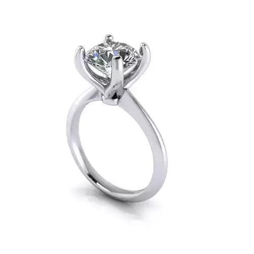 Linh Dao Solitaire Diamond Ring