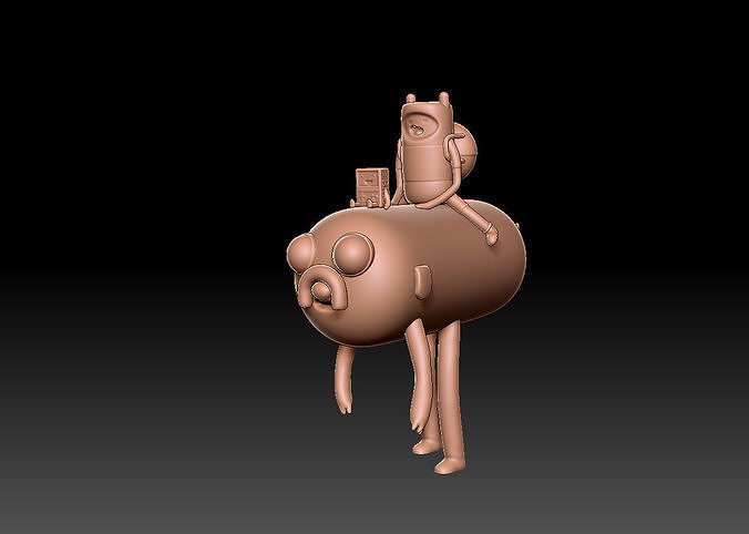 adventure time 3d print ready Low-poly 3D print model