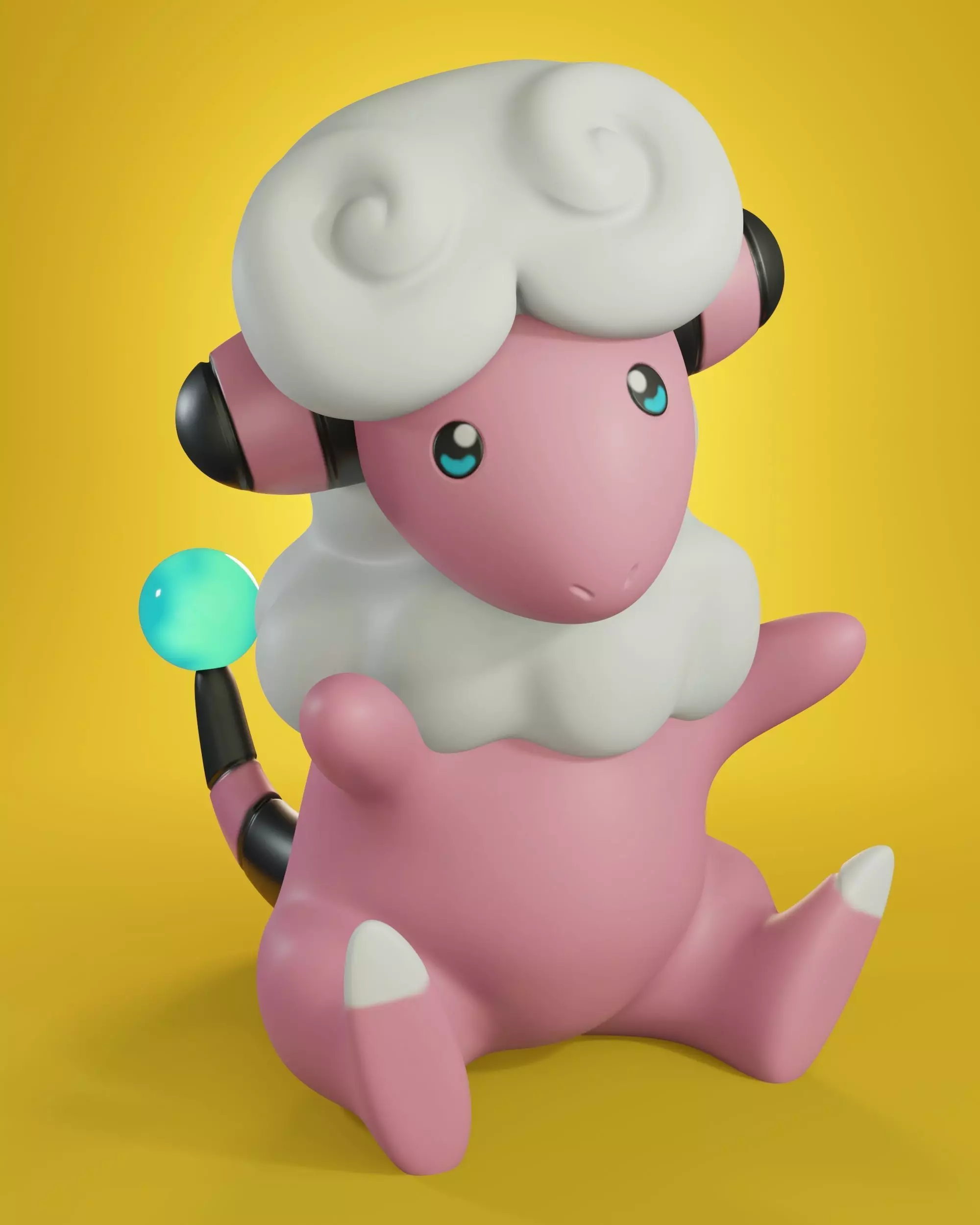 pokemon flaaffy 3D print model_0
