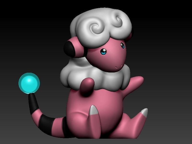 pokemon flaaffy 3D print model_1