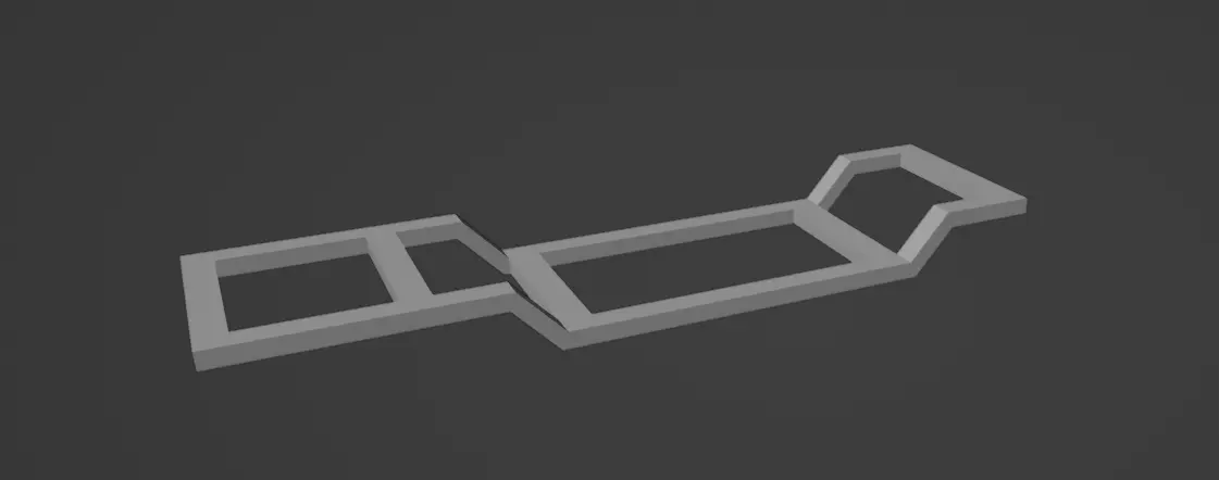 Basic Low Poly Chassis Free low-poly 3D model