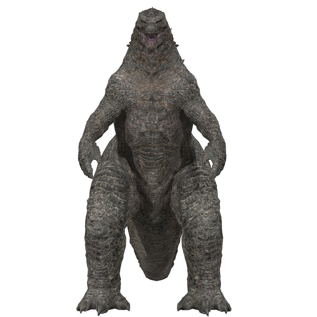  Godzilla Rig model Low-poly 3D model_3