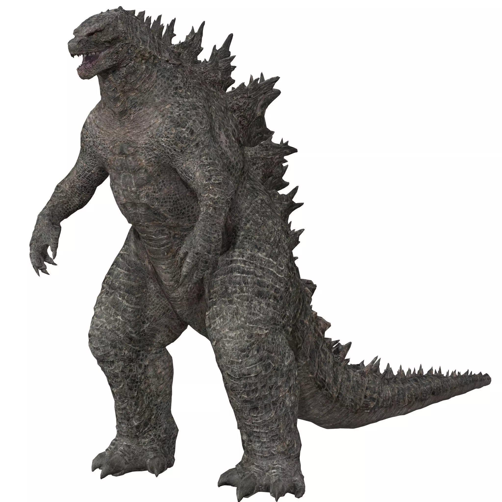  Godzilla Rig model Low-poly 3D model_0