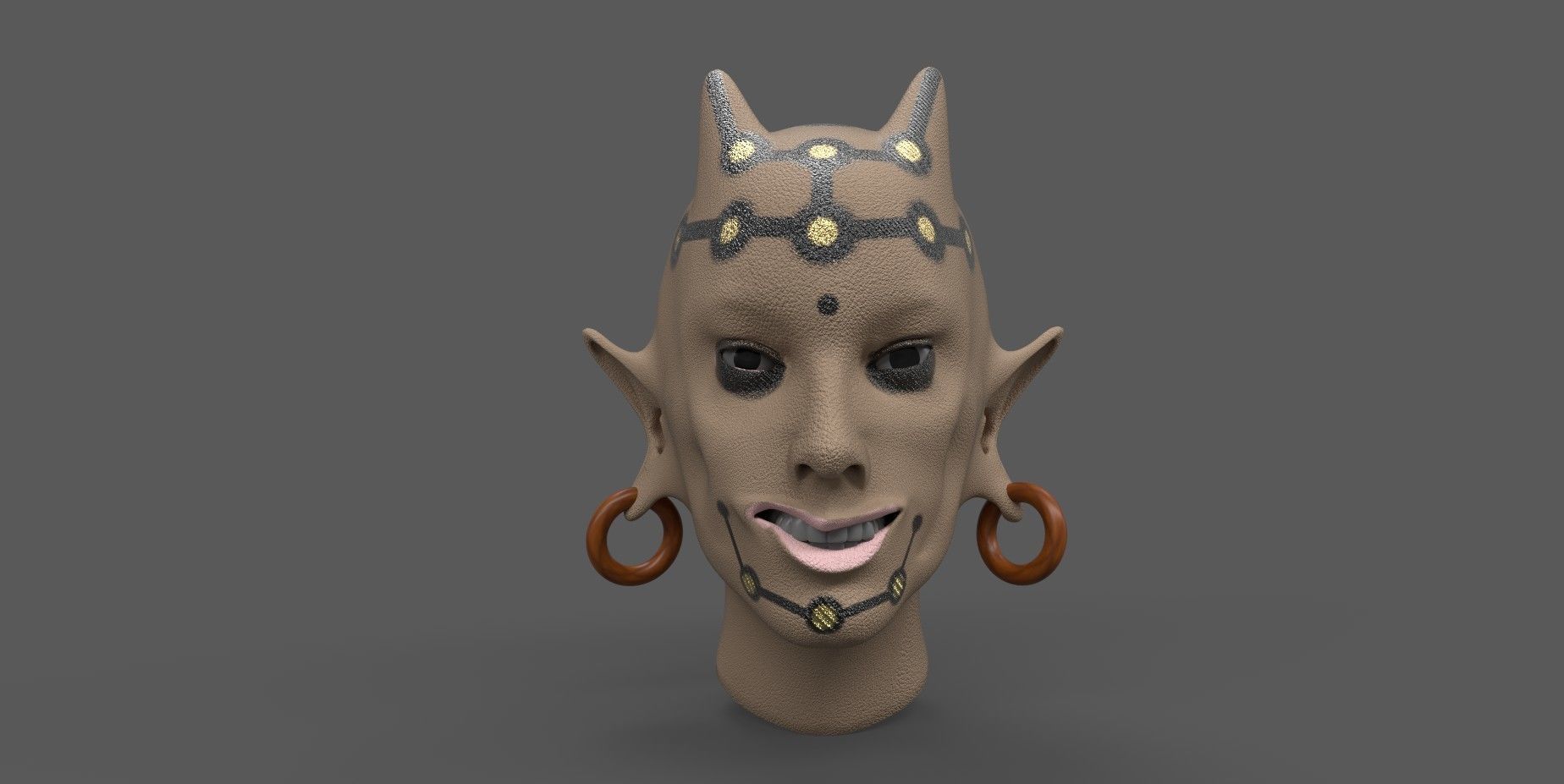 11 3d nft art girl face art 3d nft collections 3d nft model  3D model_1