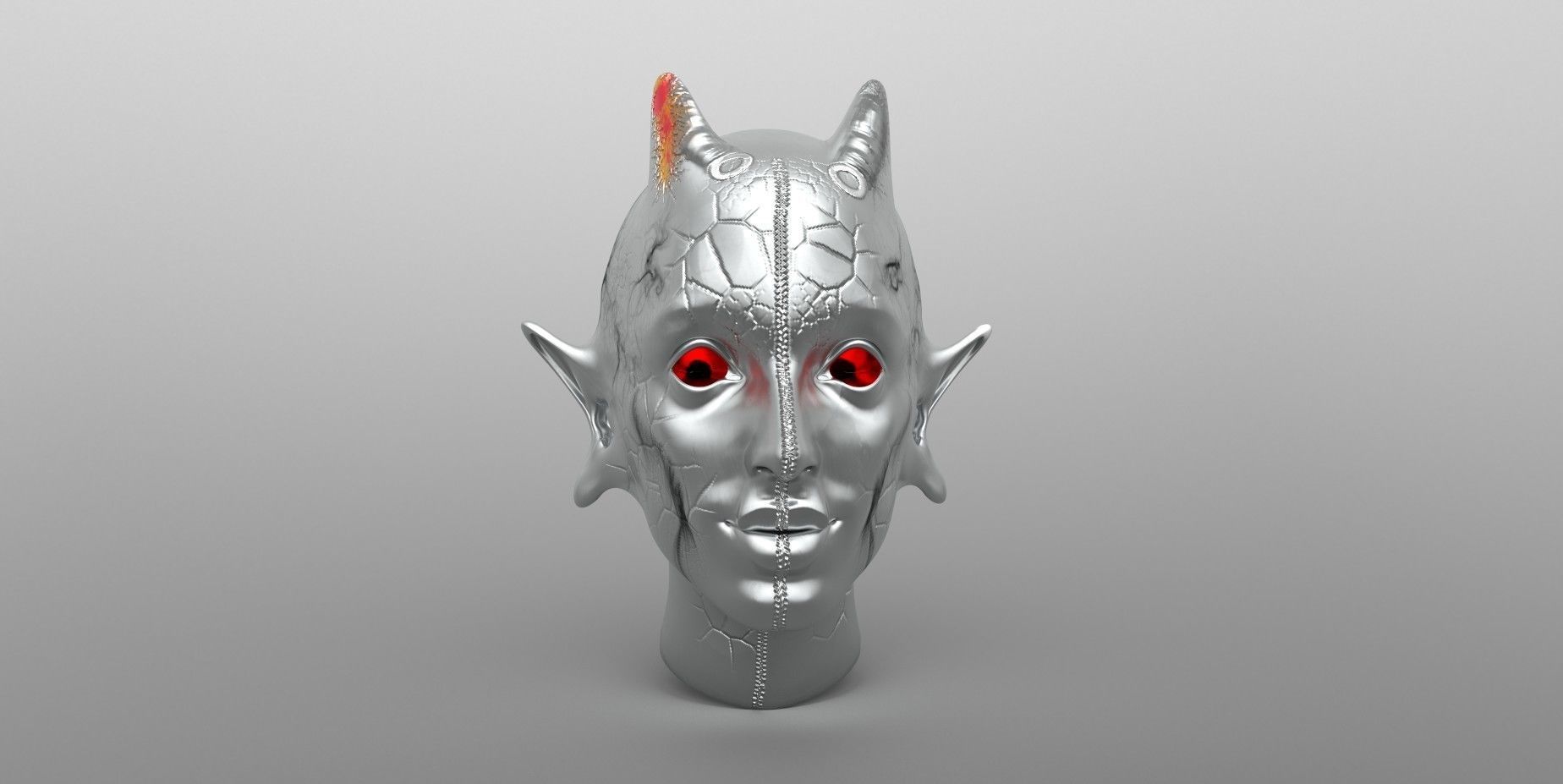 11 3d nft art girl face art 3d nft collections 3d nft model  3D model_8