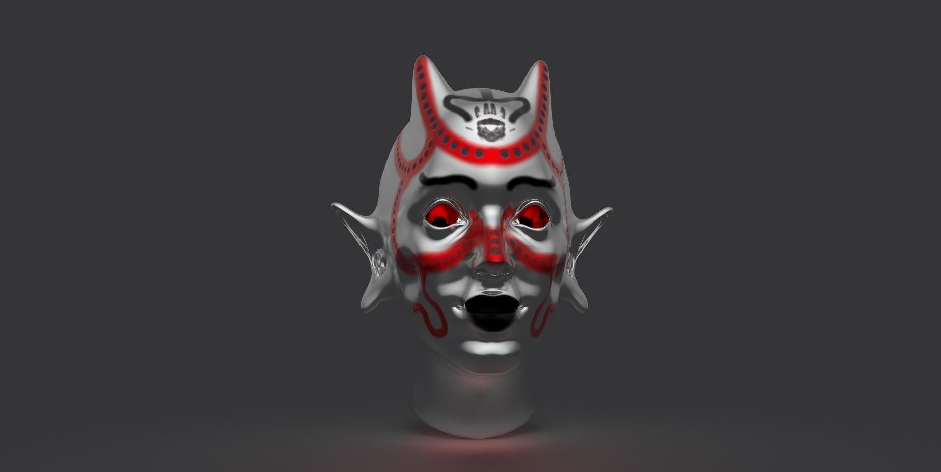 11 3d nft art girl face art 3d nft collections 3d nft model  3D model_9