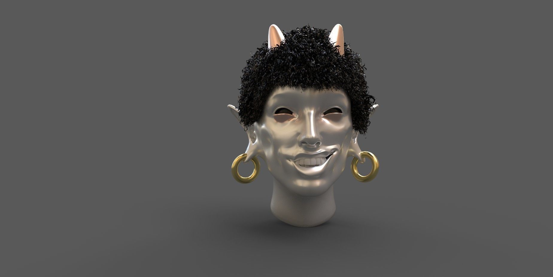 11 3d nft art girl face art 3d nft collections 3d nft model  3D model_6