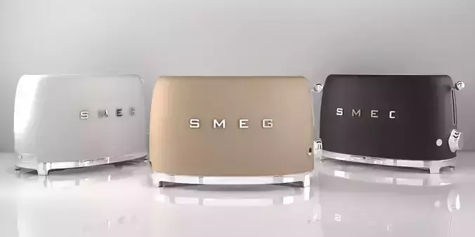 smeg Toasters matt