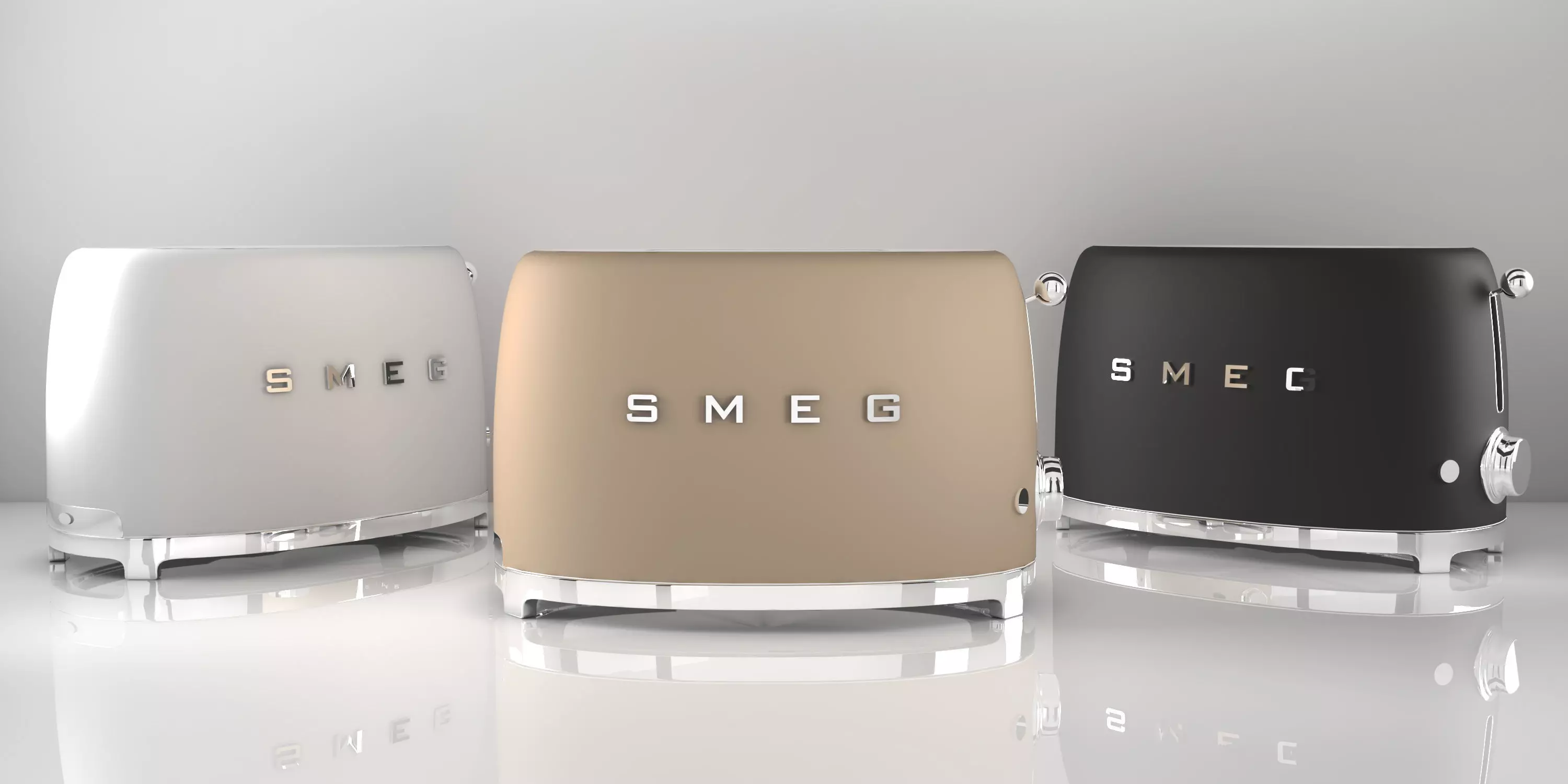 smeg Toasters matt Free 3D model