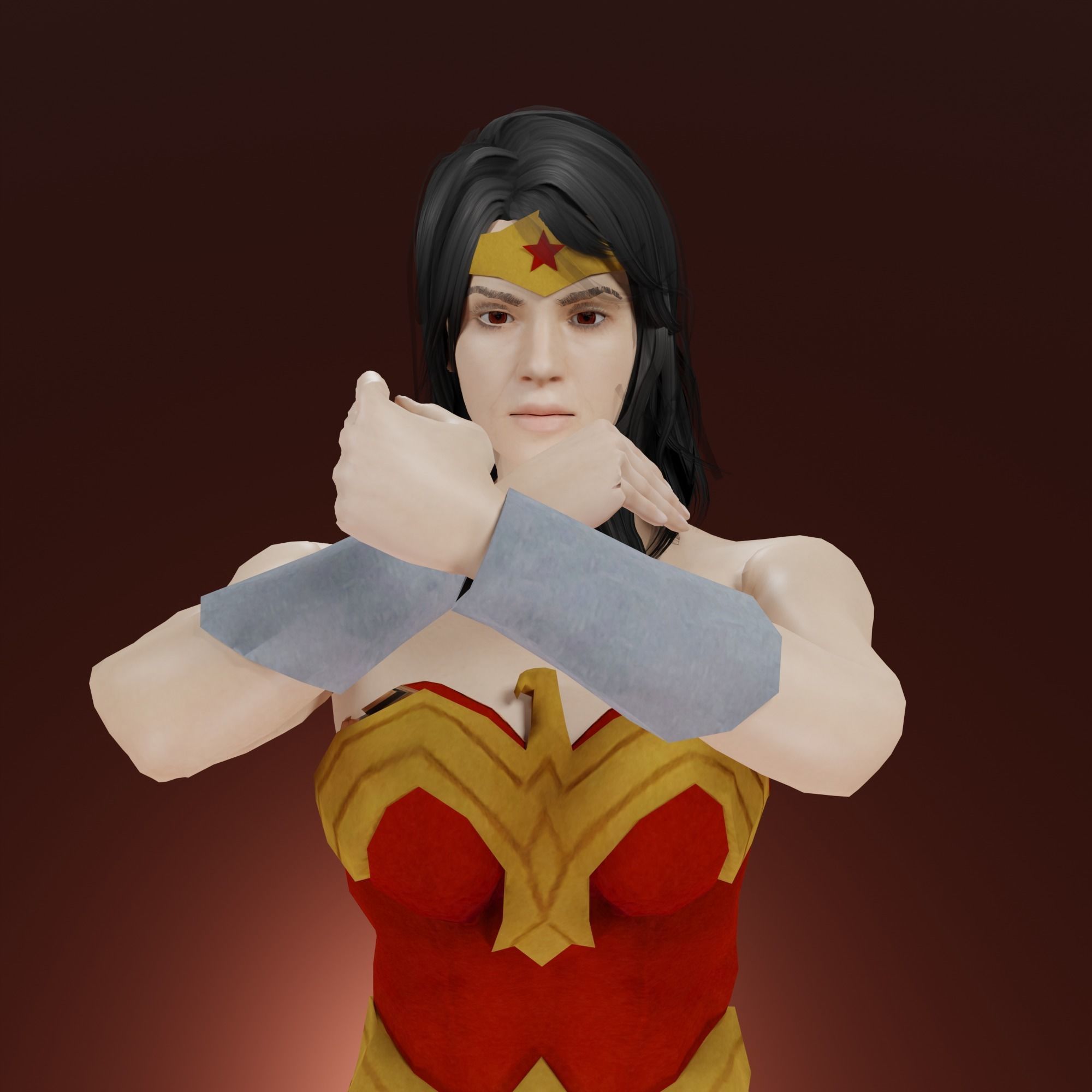 Wonder Women  Free 3D model_4