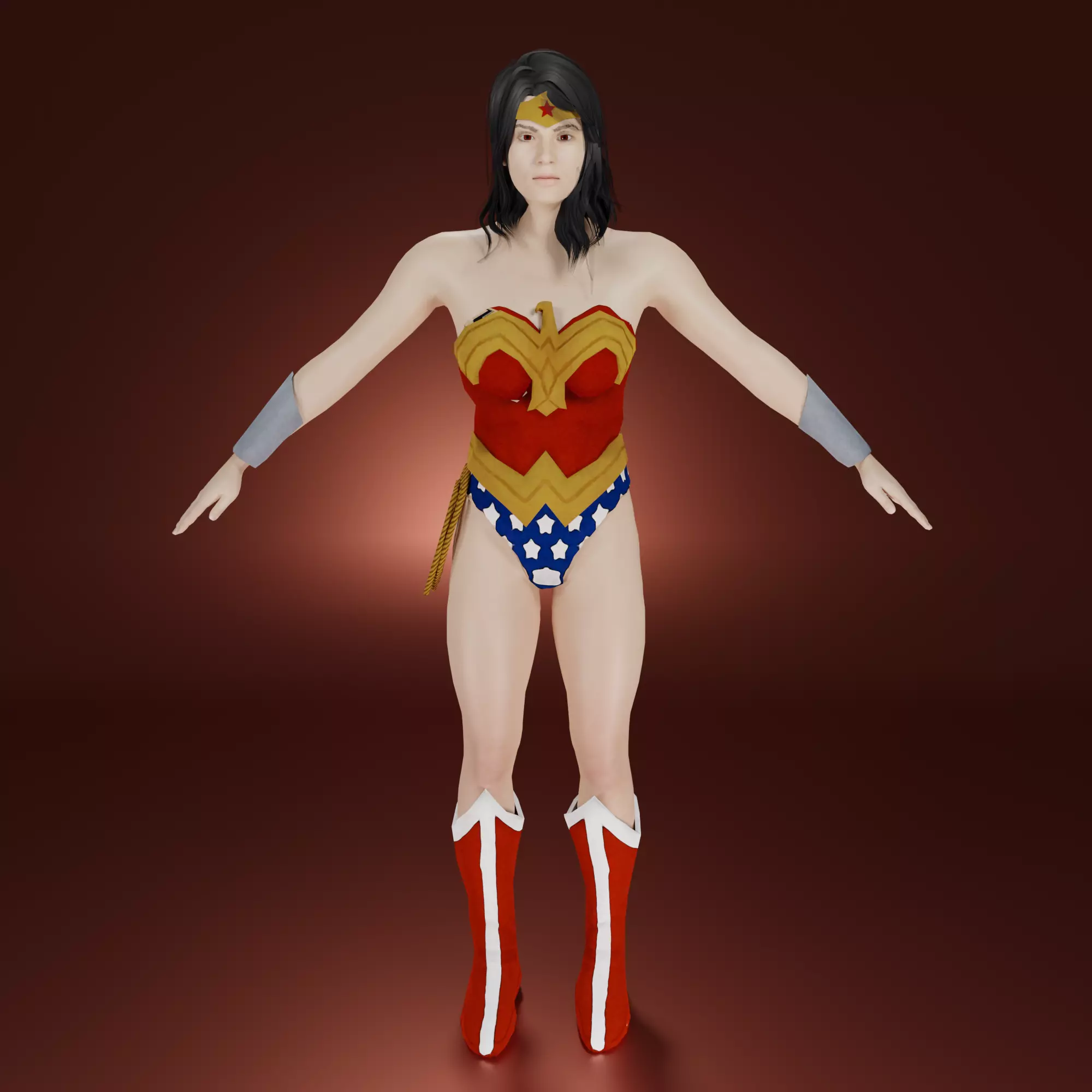 Wonder Women  Free 3D model_0
