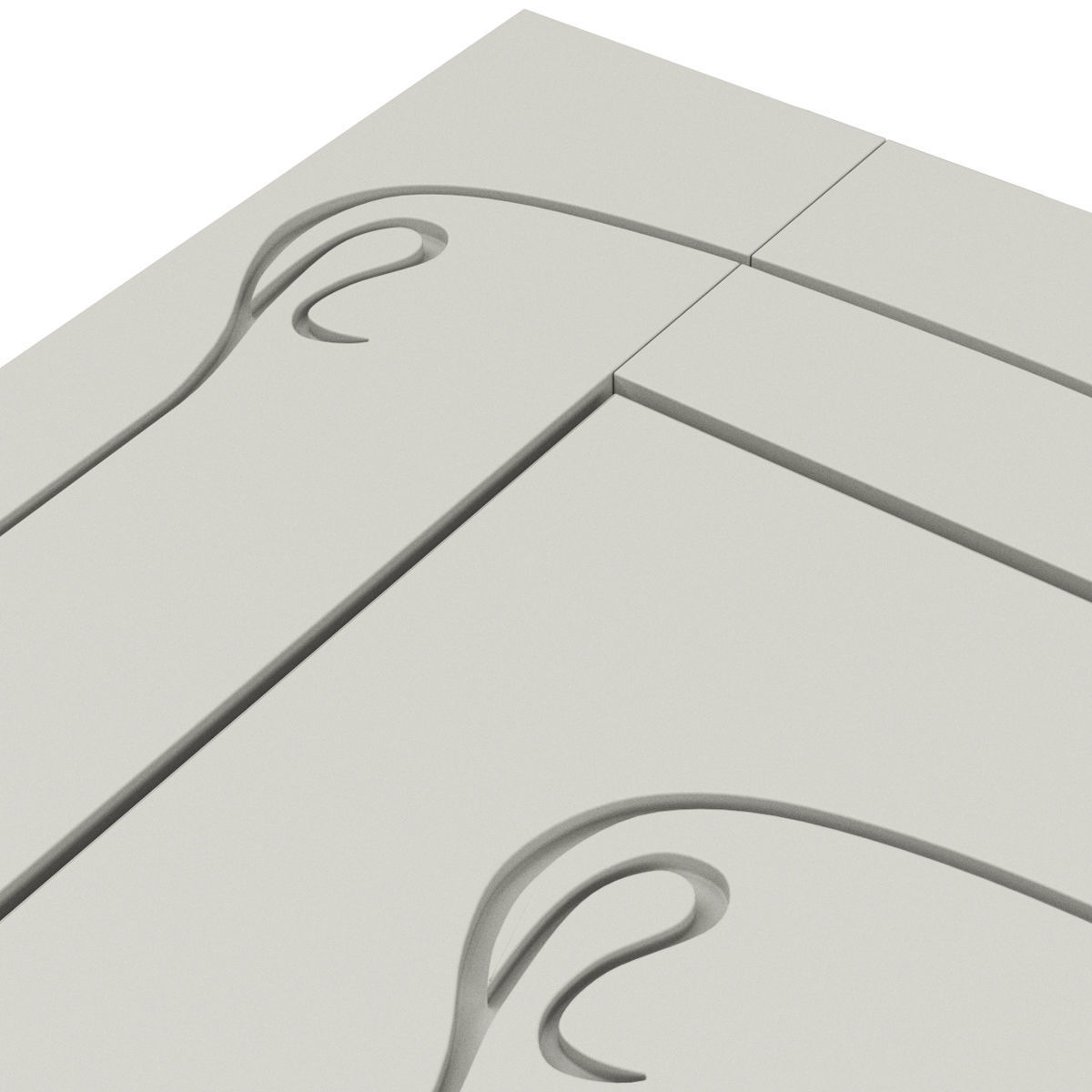 Doors Dorian Deco 1 3D model_1