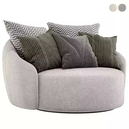 Globe poltrono girevole sofa by Flex team