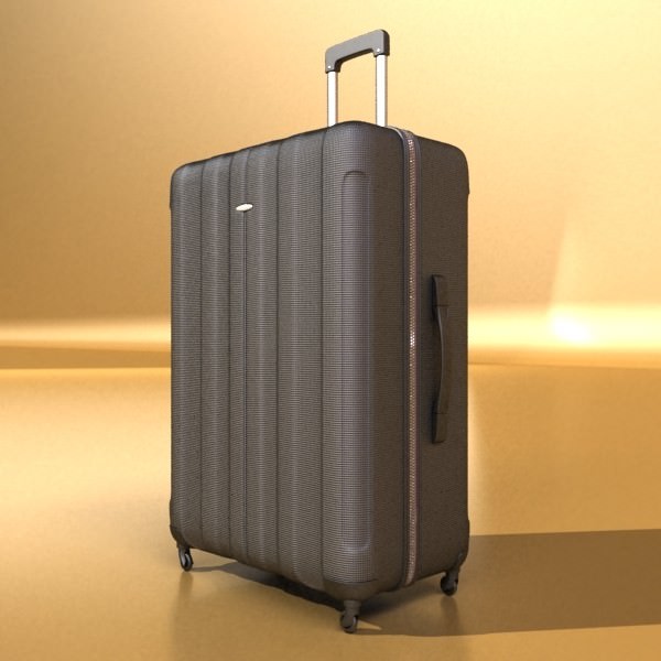 Suitcase Collection High Detail 3D model_6