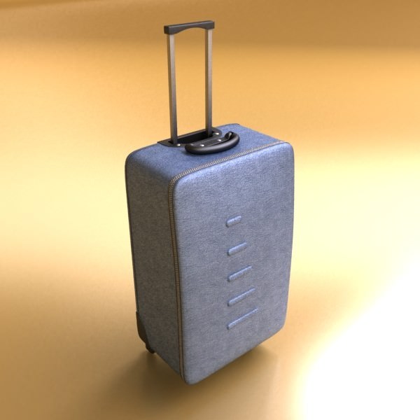 Suitcase Collection High Detail 3D model_19