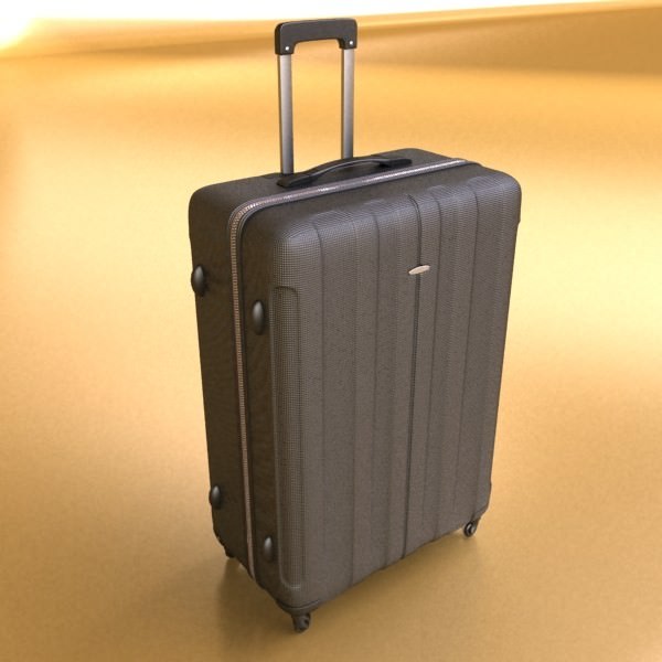 Suitcase Collection High Detail 3D model_5