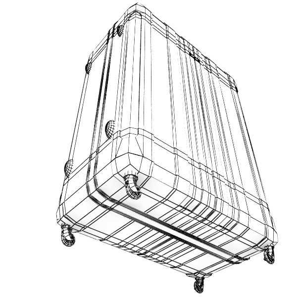 Suitcase Collection High Detail 3D model_16