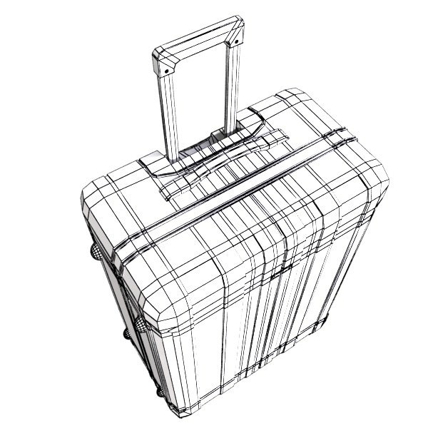 Suitcase Collection High Detail 3D model_15