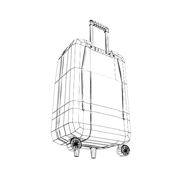 Suitcase Collection High Detail 3D model_44