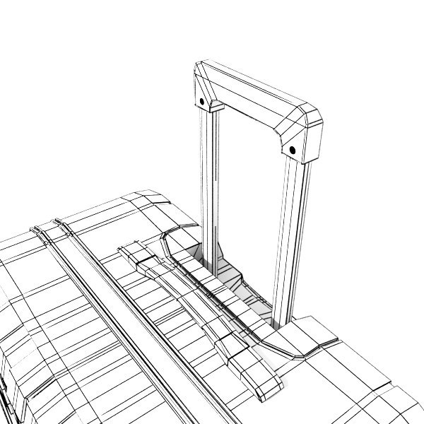 Suitcase Collection High Detail 3D model_18