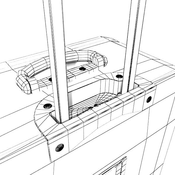 Suitcase Collection High Detail 3D model_32