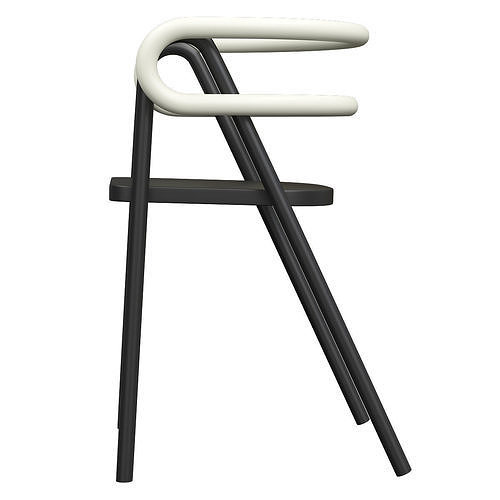 Chair Compositions 3d model Low-poly 3D model 5