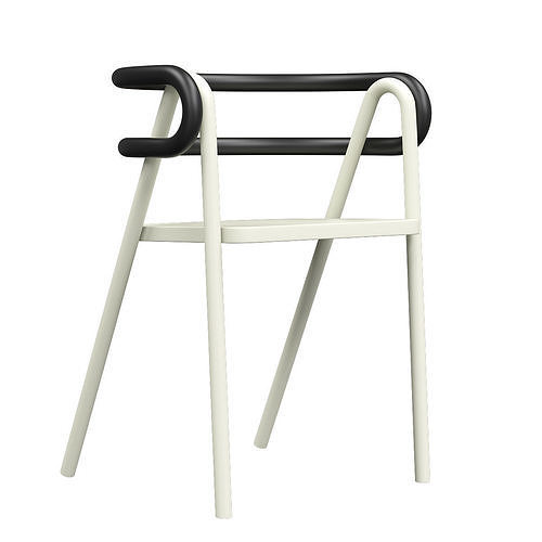 Chair Compositions 3d model Low-poly 3D model 3