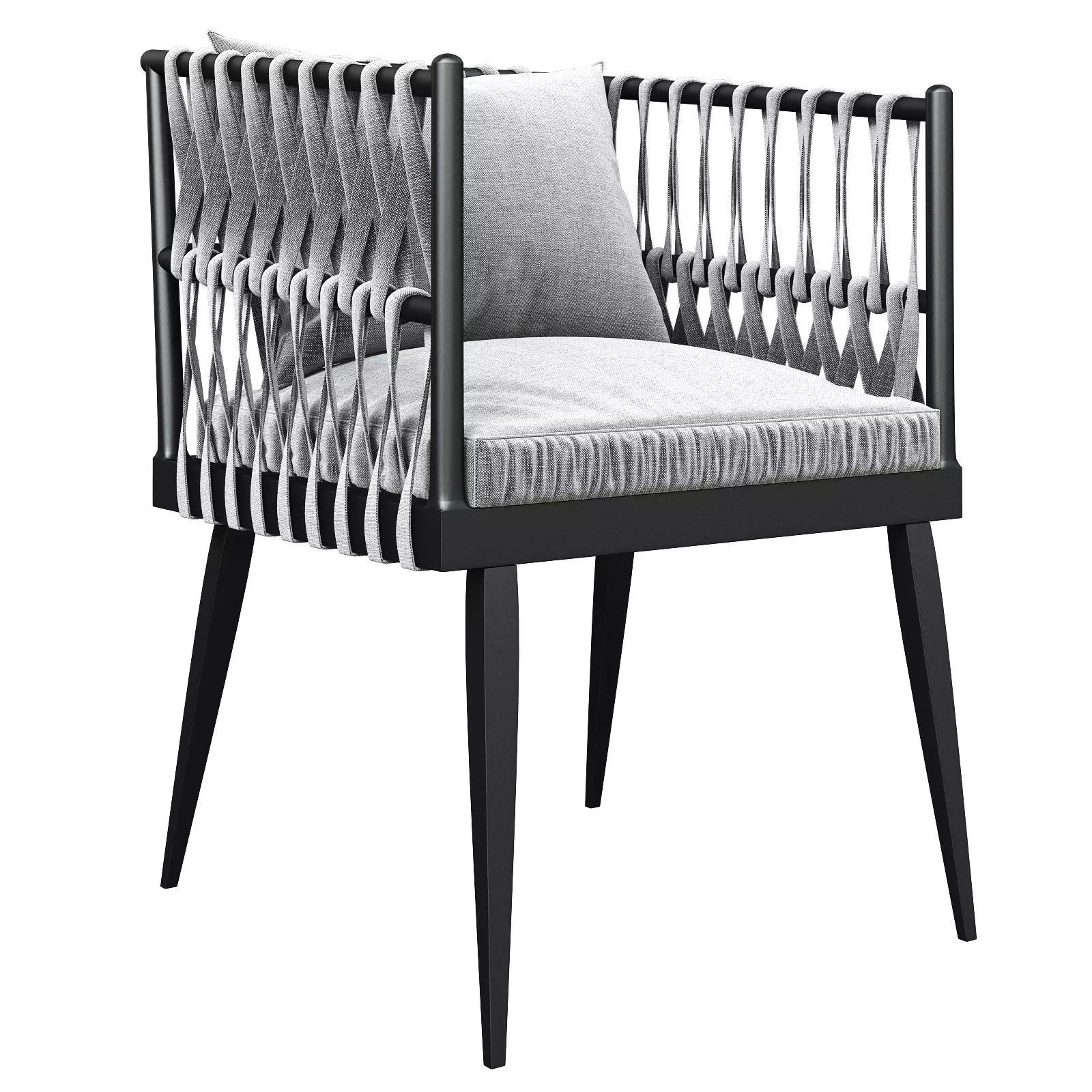 Armchair Luta by Romatti 3d model Low-poly 3D model_0