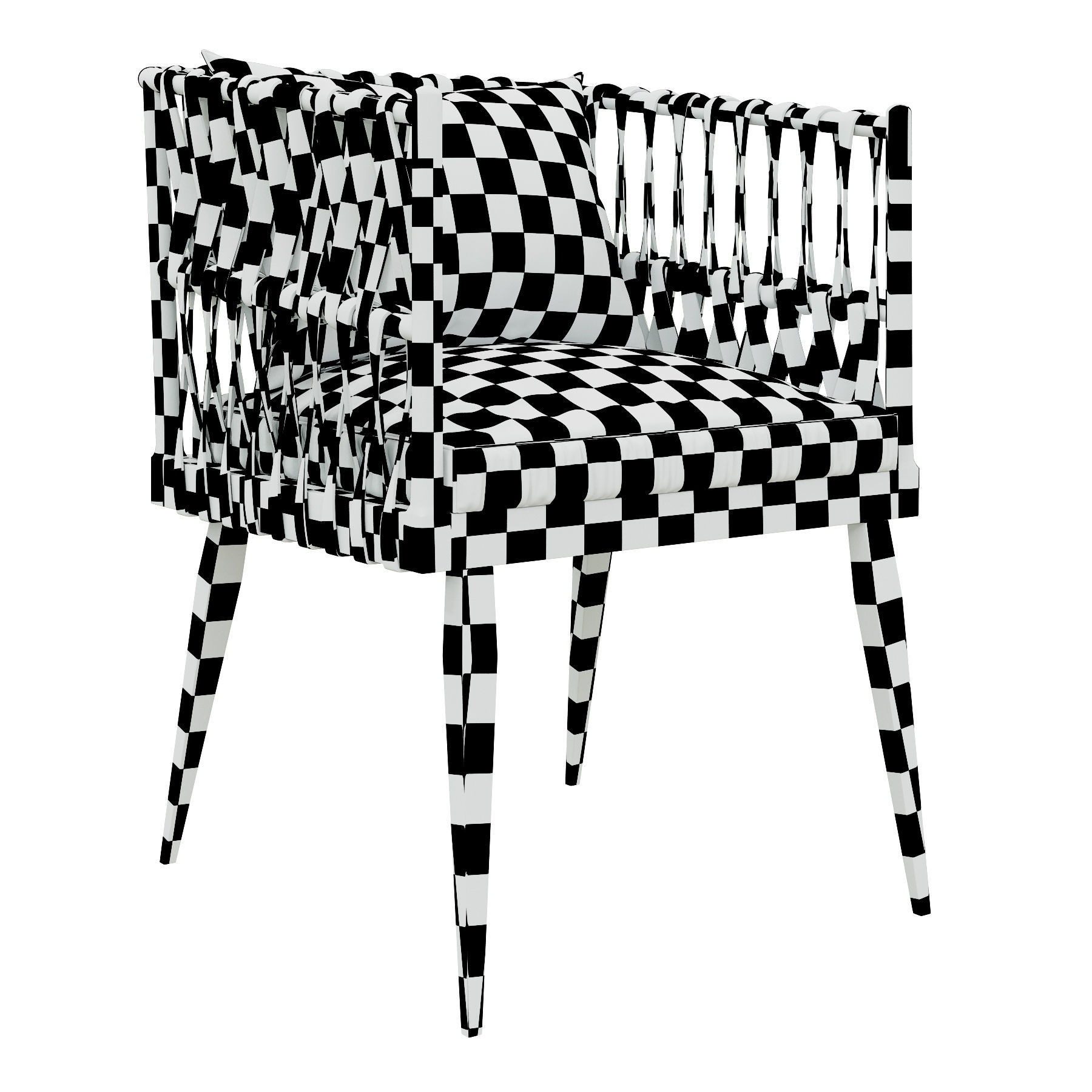 Armchair Luta by Romatti 3d model Low-poly 3D model_3