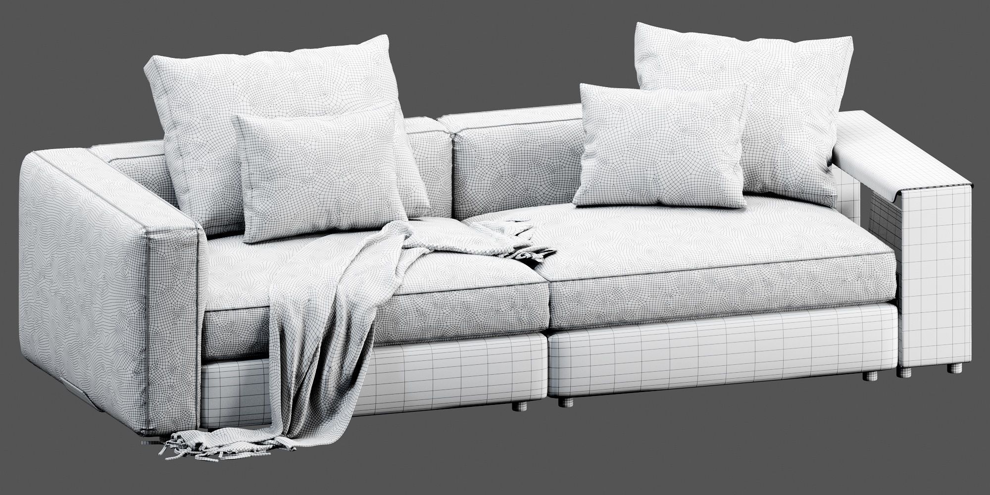 Flexform Harper 3D model_12