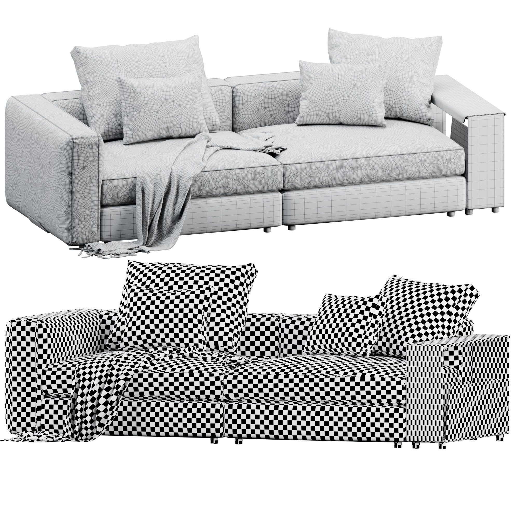 Flexform Harper 3D model_5