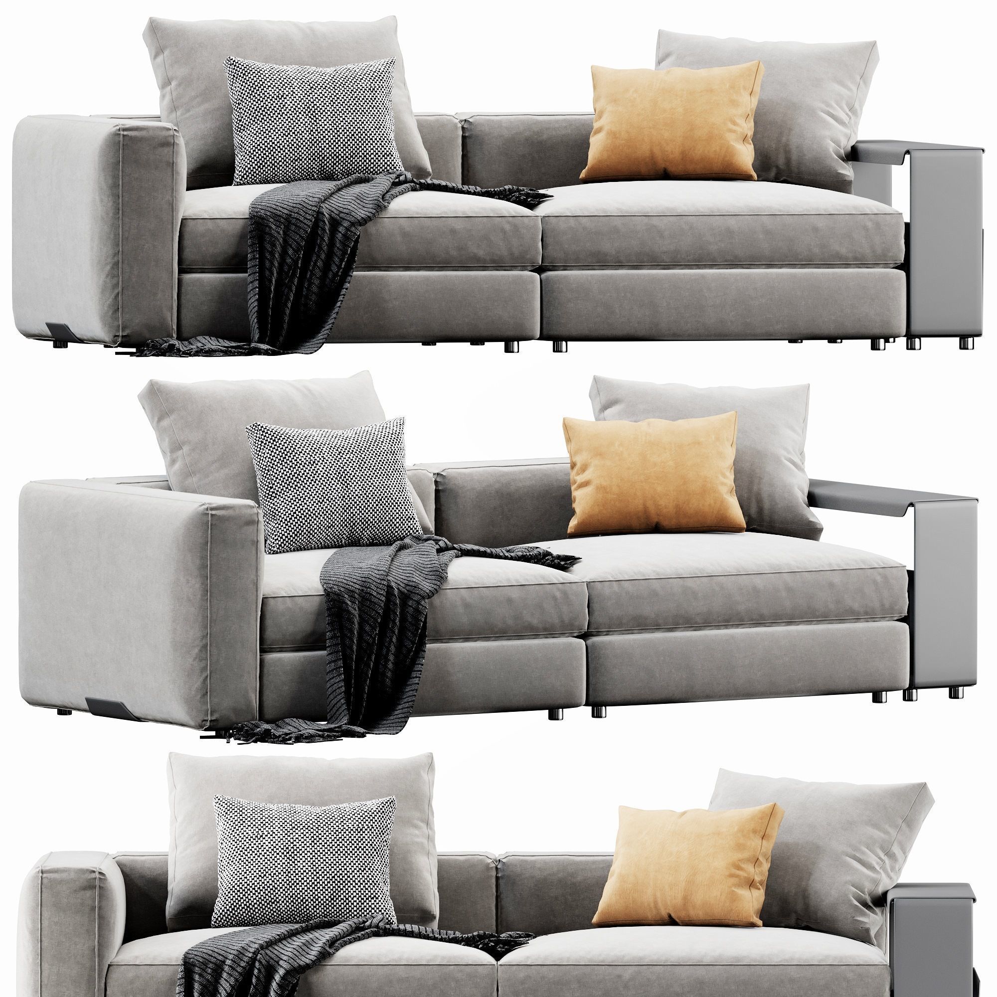 Flexform Harper 3D model_2