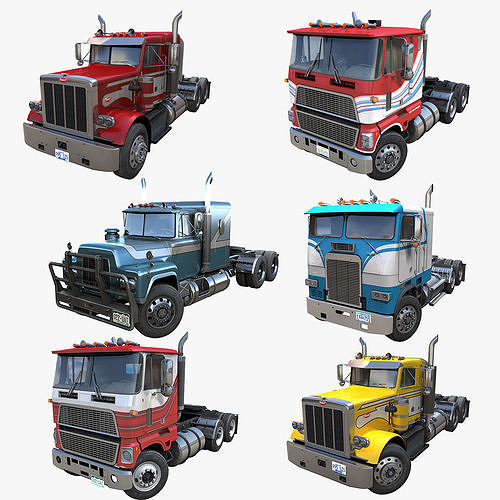 80s Semi Trucks collection 