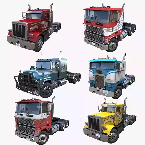 80s Semi Trucks collection 