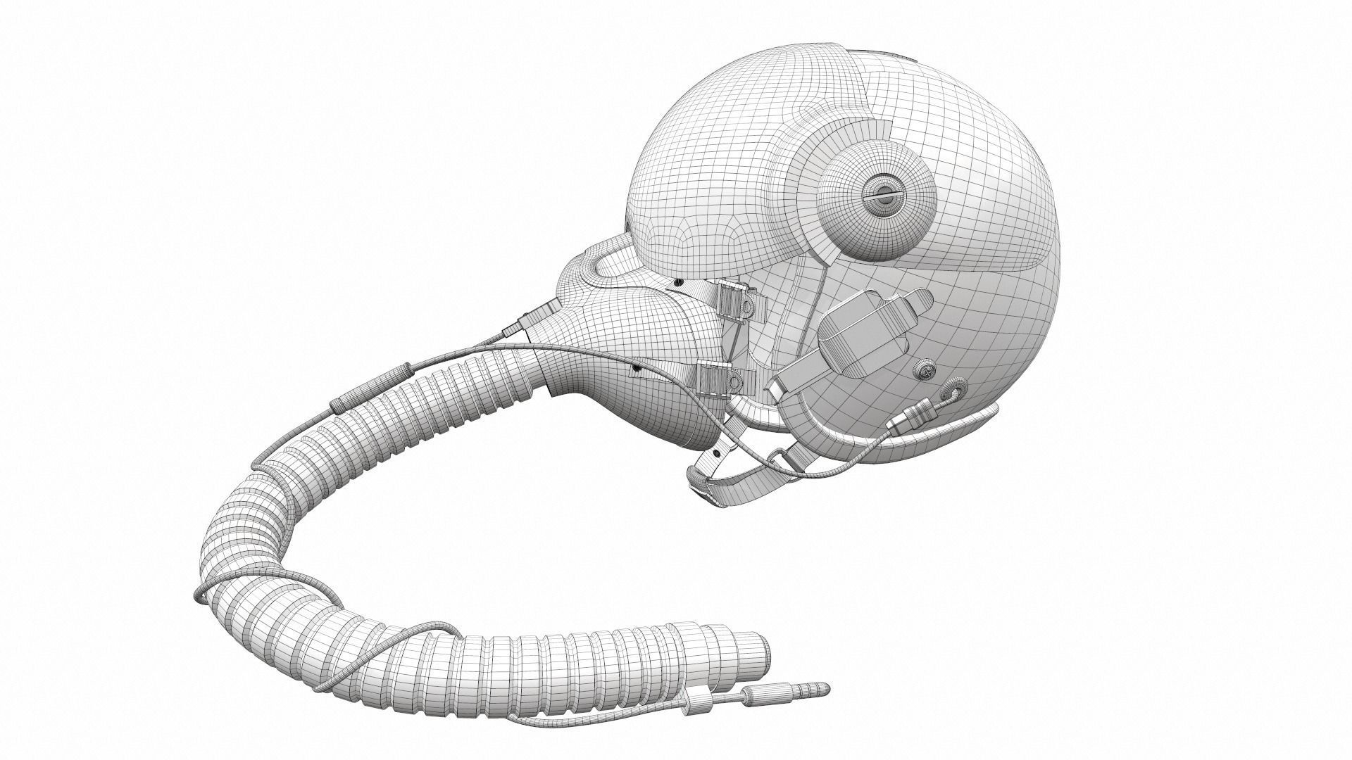 Pilot helmet jc-1 3D model_16