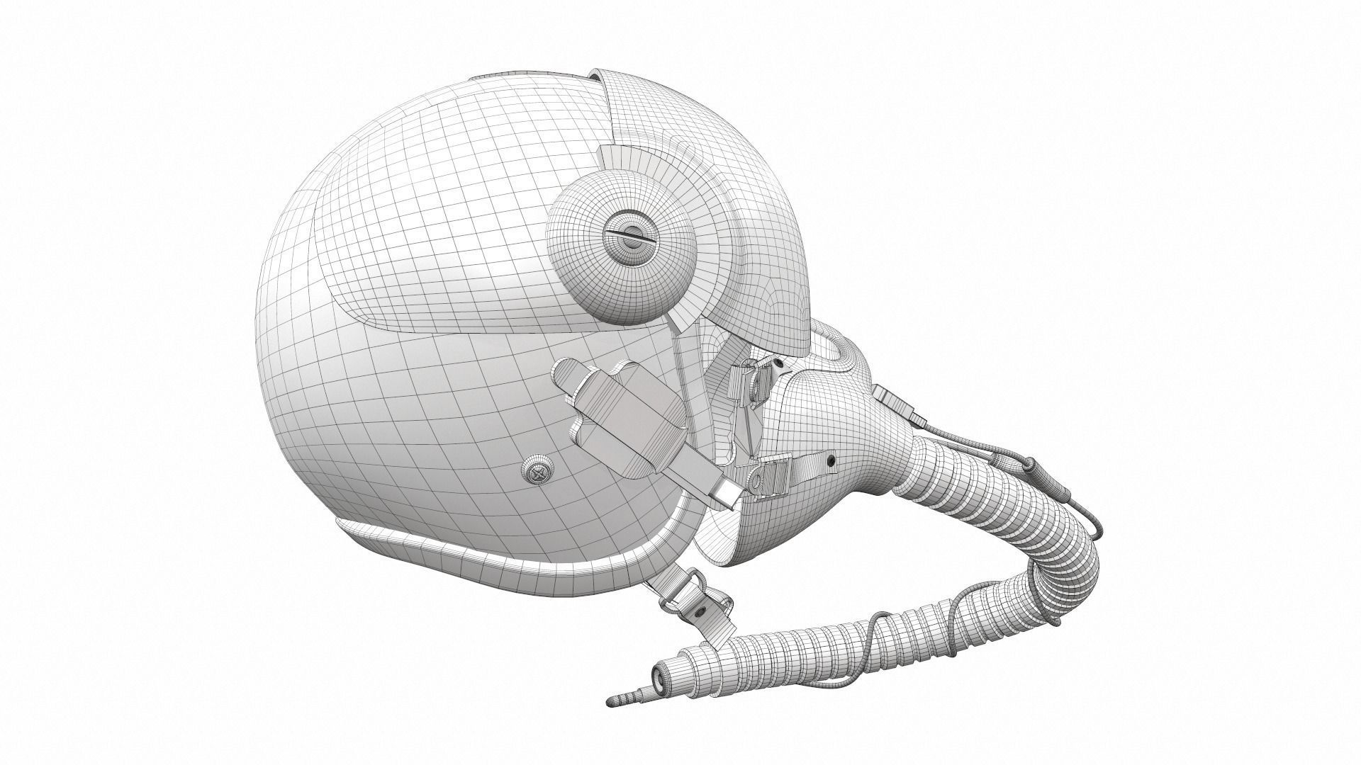 Pilot helmet jc-1 3D model_15