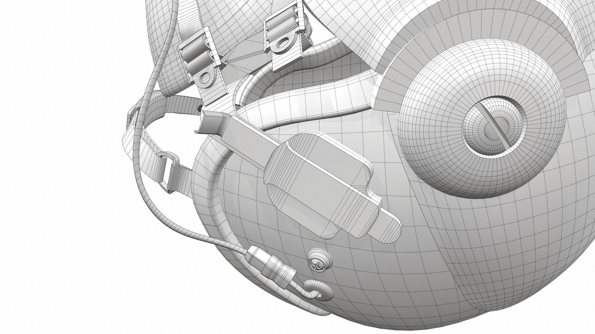 Pilot helmet jc-1 3D model_20