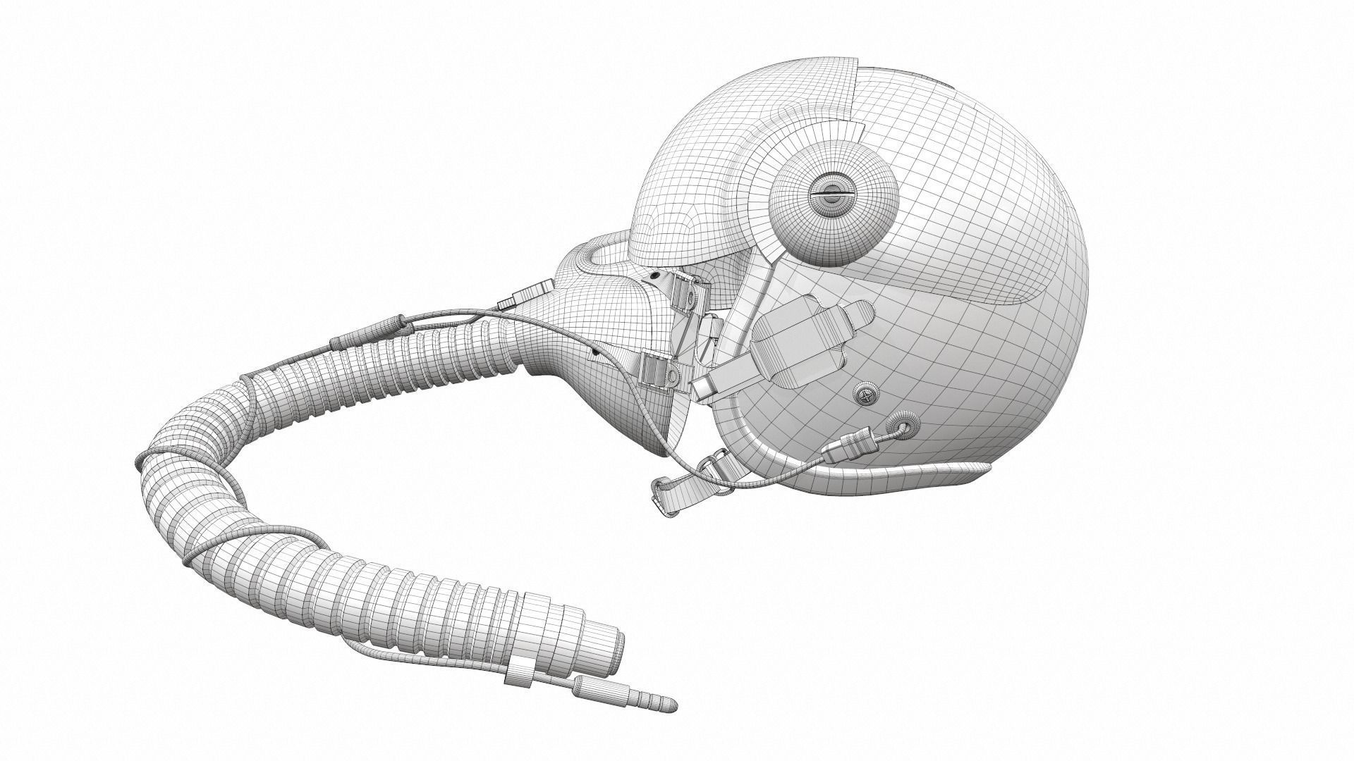 Pilot helmet jc-1 3D model_13