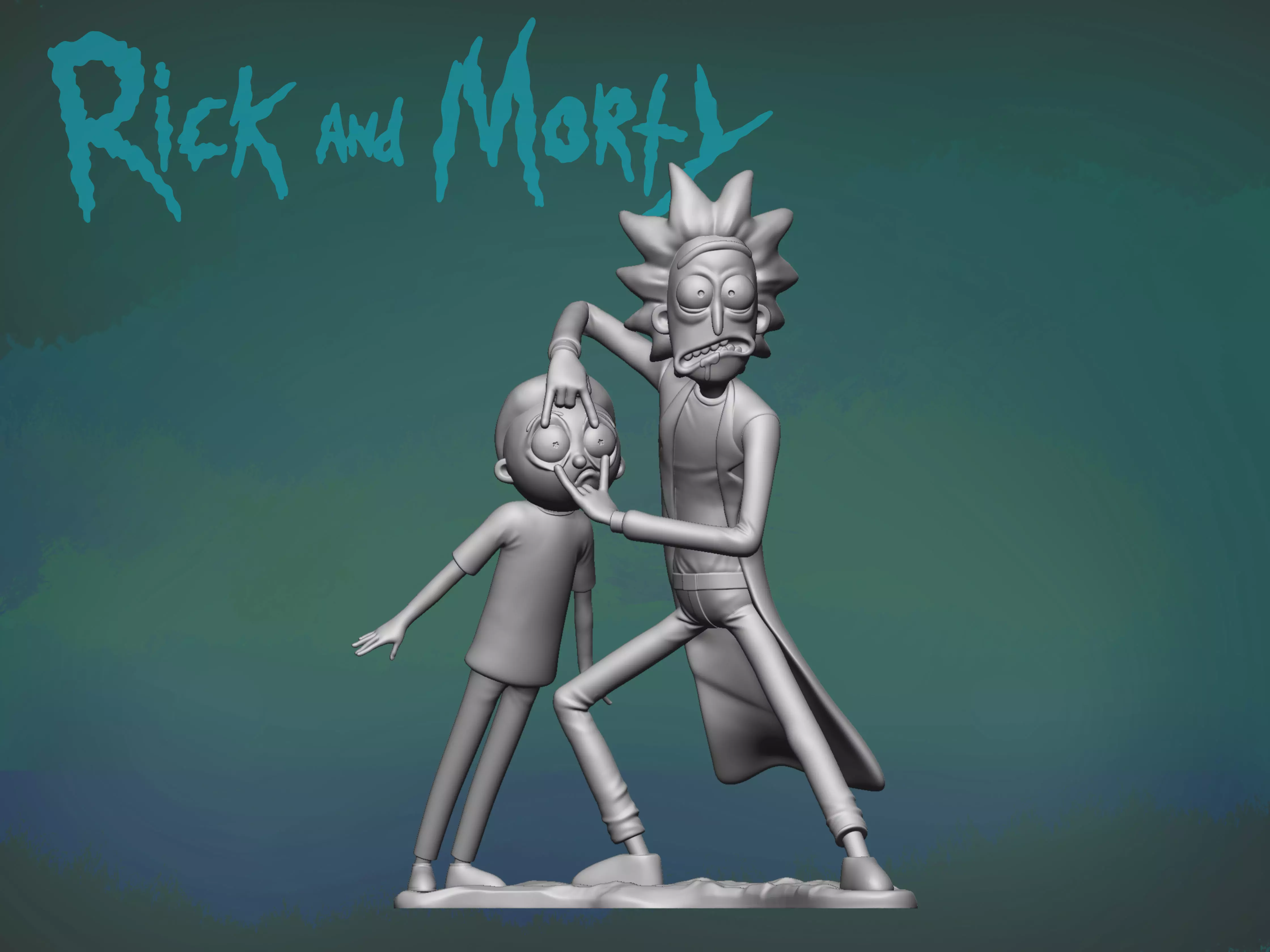 Rick and Morty 3D print model_0