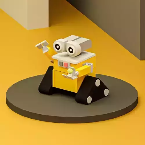 WALL-E toy robot Free 3D model