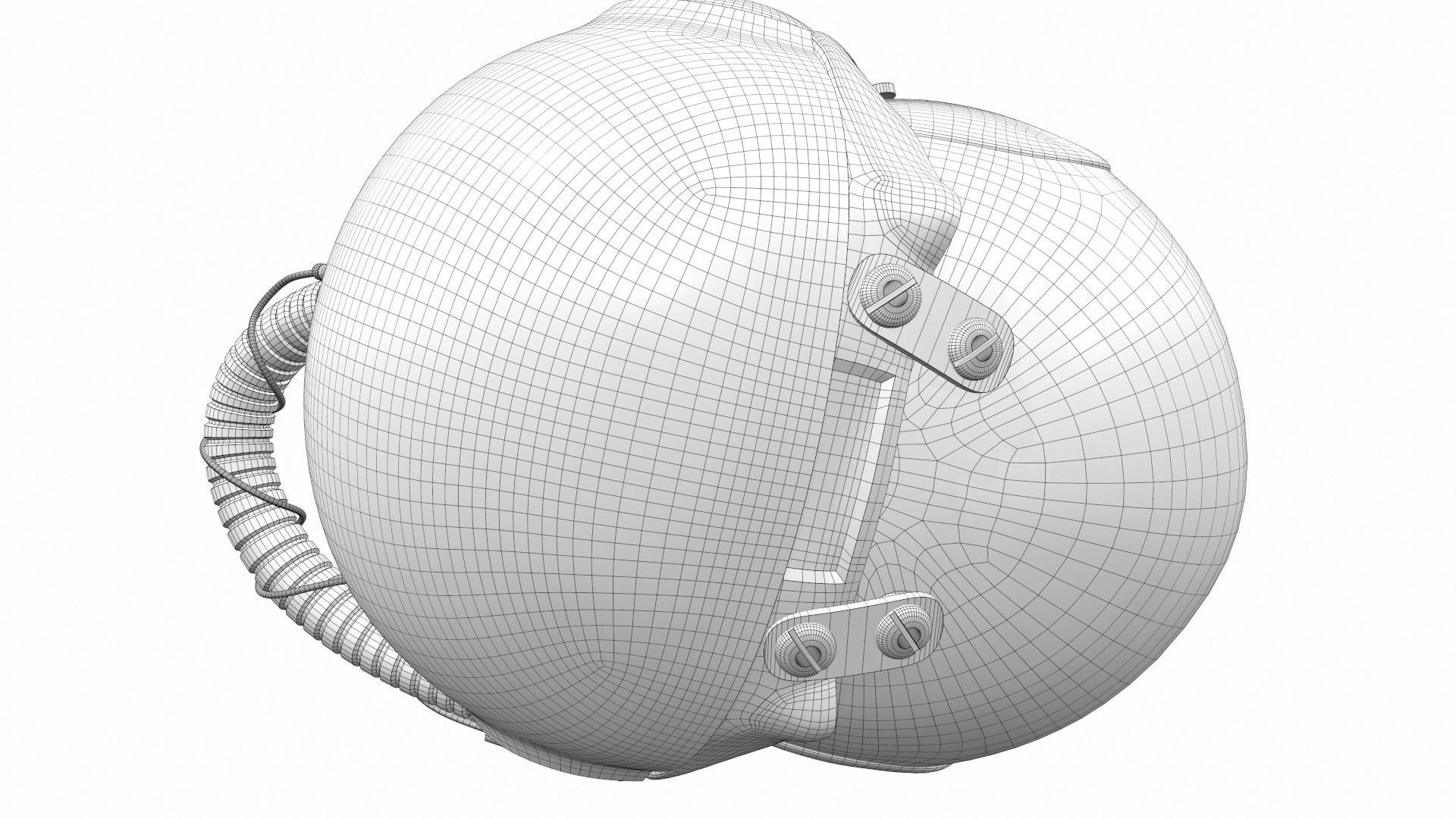 Pilot helmet jc-4 3D model_17