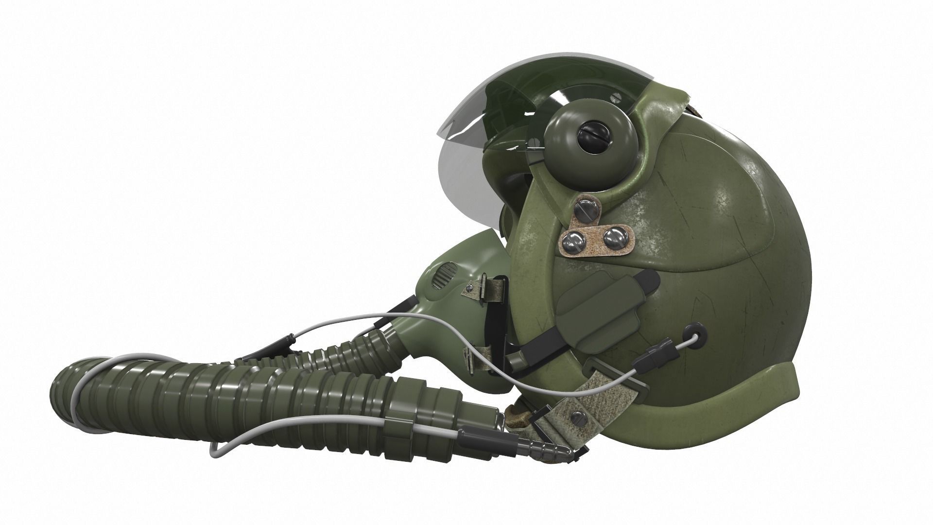 Pilot helmet jc-4 3D model_2